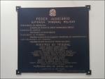 Placa de inauguração do prédio do STM.
