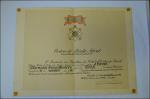 Ordem do Mérito Naval - Oficial - Diploma.