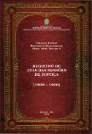 Registro de atas das Sessões de Justiça (1898-1900).