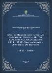 Livro de registro dos acórdãos  do Supremo Tribunal Militar exarados nas apelações das  10ª, 11ª E 12ª circunscrições - Jurisdição do exército (1921 – 1930).