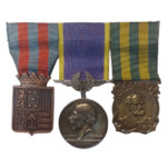 Conjunto de Três Medalhas (Medalha Do Pacificador, Mérito Santos Dumont e Mérito Tamandaré) – Coleção Syseno Sarmento