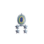 Insígnia de Gola “General de Exército Brasileiro” – Coleção Syseno Sarmento
