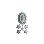 Insígnia de Gola “General de Exército Brasileiro” – Coleção Syseno Sarmento