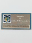 Placa de Homenagem do Comando de Transporte Aéreo “Ao Cel. Av. Cherubim Rosa Filho” – Coleção Cherubim Rosa Filho