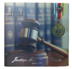 Envelope com livreto da Ordem do Mérito Judiciário Militar – OMJM. Agraciados de 2021