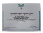 Diploma Ordem do Mérito da Defesa.