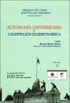 Autonomía universitaria y constitución en Iberoamérica. [Volumen 2].