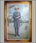 Retrato de Santos-Dumont.