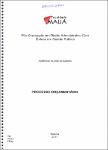 Processo orçamentário.