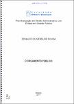 O orçamento público.