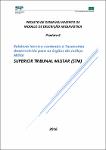 Relatório técnico contendo à taxonomia desenvolvida para os órgãos da Justiça Militar: projeto de desenvolvimento de modelo de descrição arquivística: produto 8.