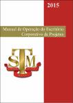 Manual de operações do Escritório Corporativo de Projetos.
