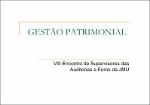 Gestão patrimonial.